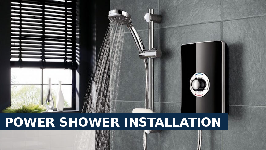 Power shower installation Whitechapel
